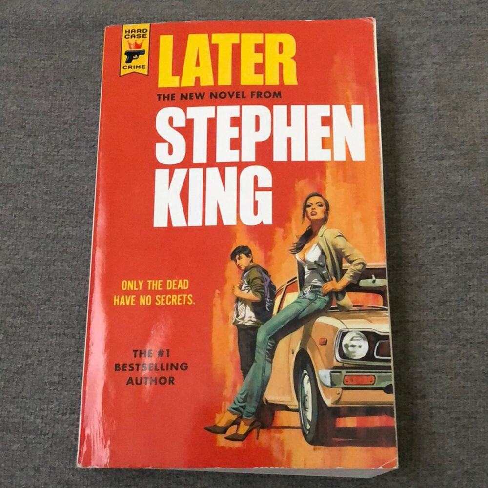 LATER The New Novel From Stephen King Paperback Book